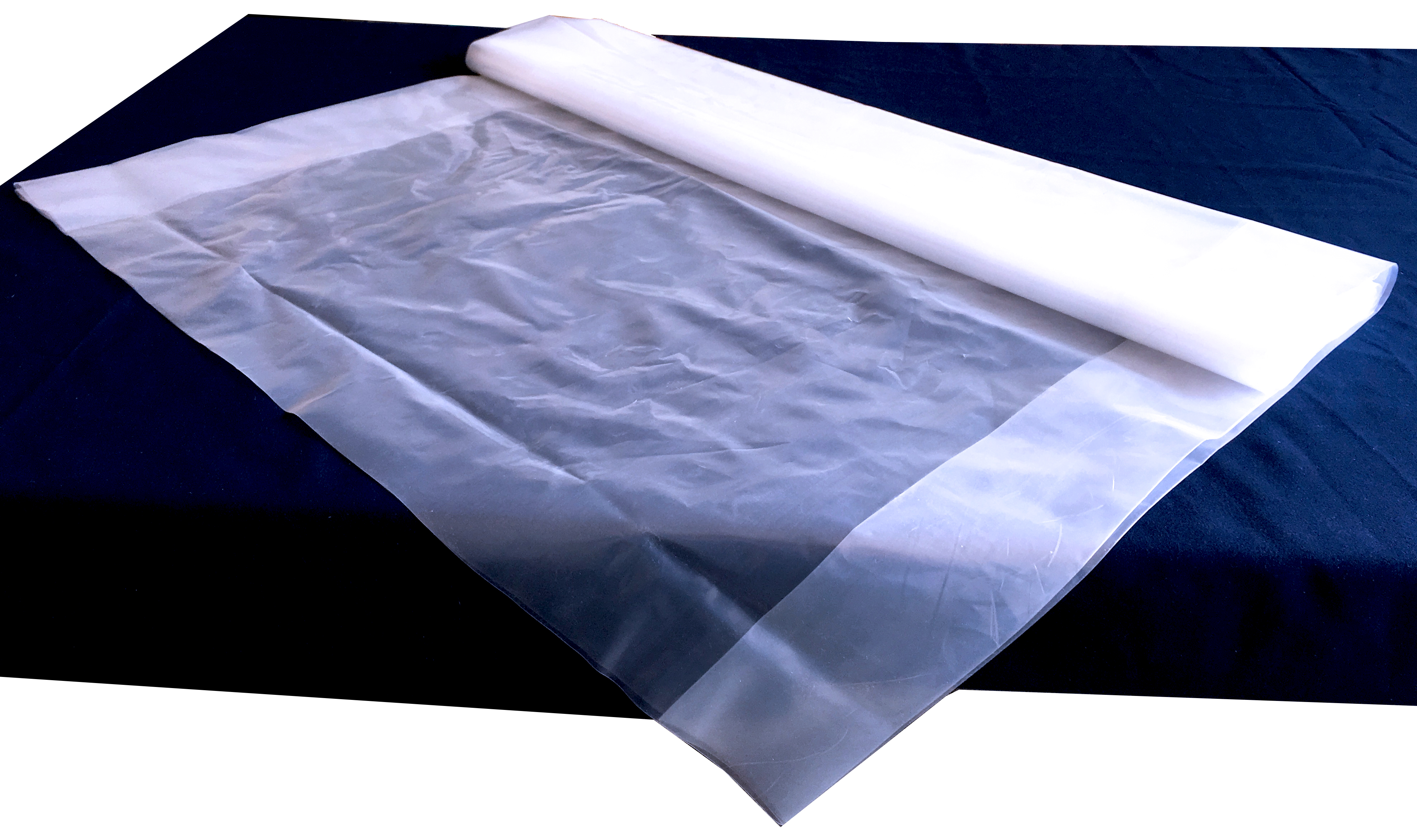 Mattress Bag Size 37 x 45 x 98mm 50mu Clear mattress bag  gusset PK 25